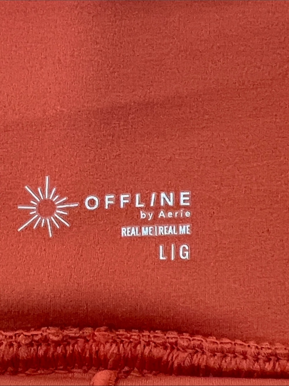 OFFLINE By Aerie All Aces Tennis Skort Bright Orange Pleated Athletic size Large - Picture 12 of 14
